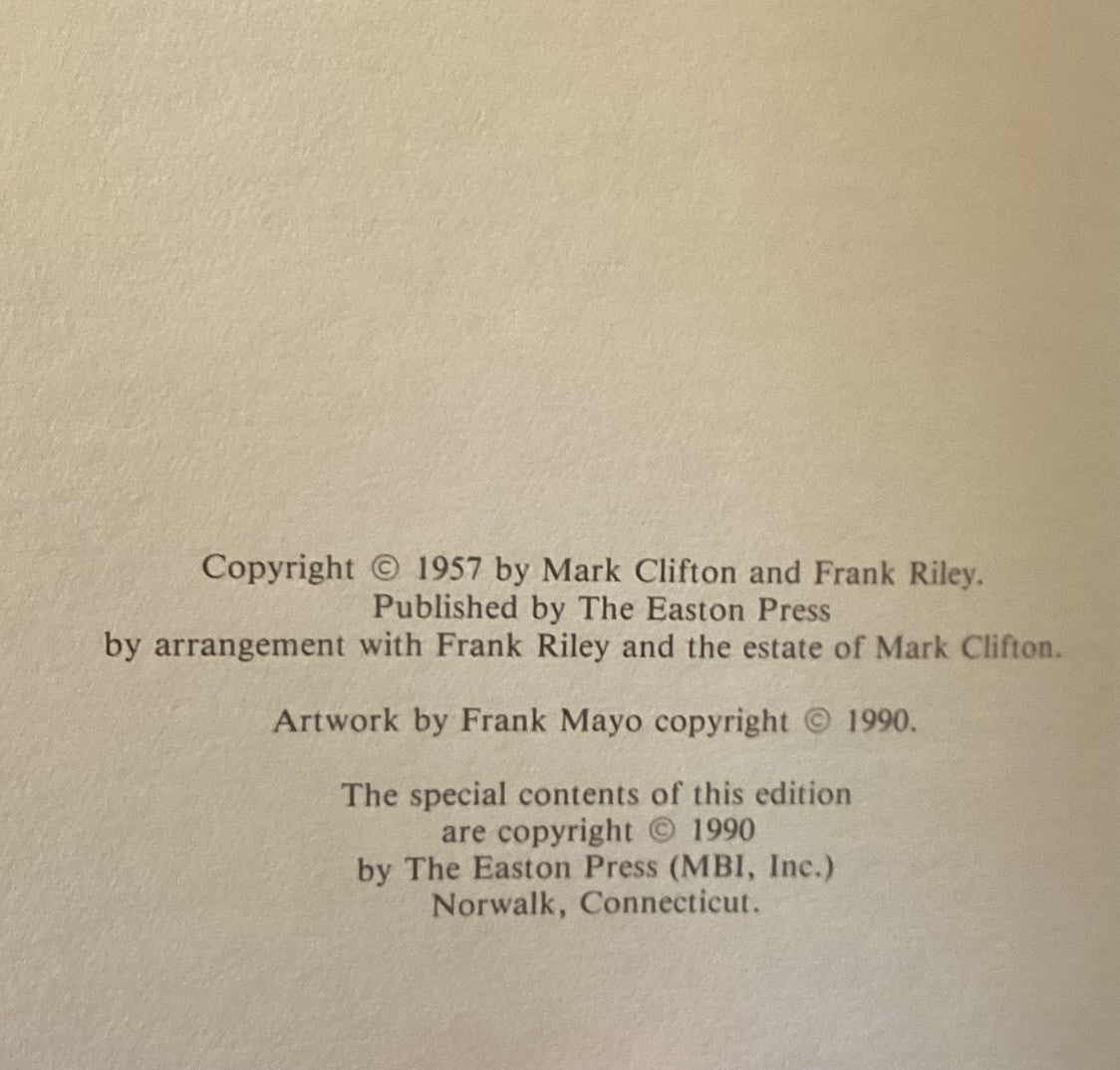 THEY'D RATHER BE RIGHT By Mark Clifton & Frank Riley-Easton Press (1990) JD