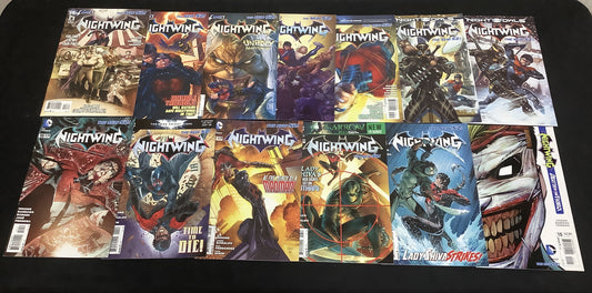 Nightwing #3-15 Comic Lot, New 52, 2011, Kyle Higgins, DC Comics, Die-cut Cover