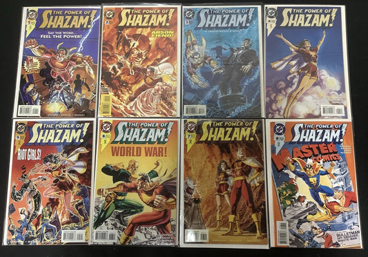 The Power of Shazam! #1-8 Comic Lot, DC Comics, Jerry Ordway/Peter Krause