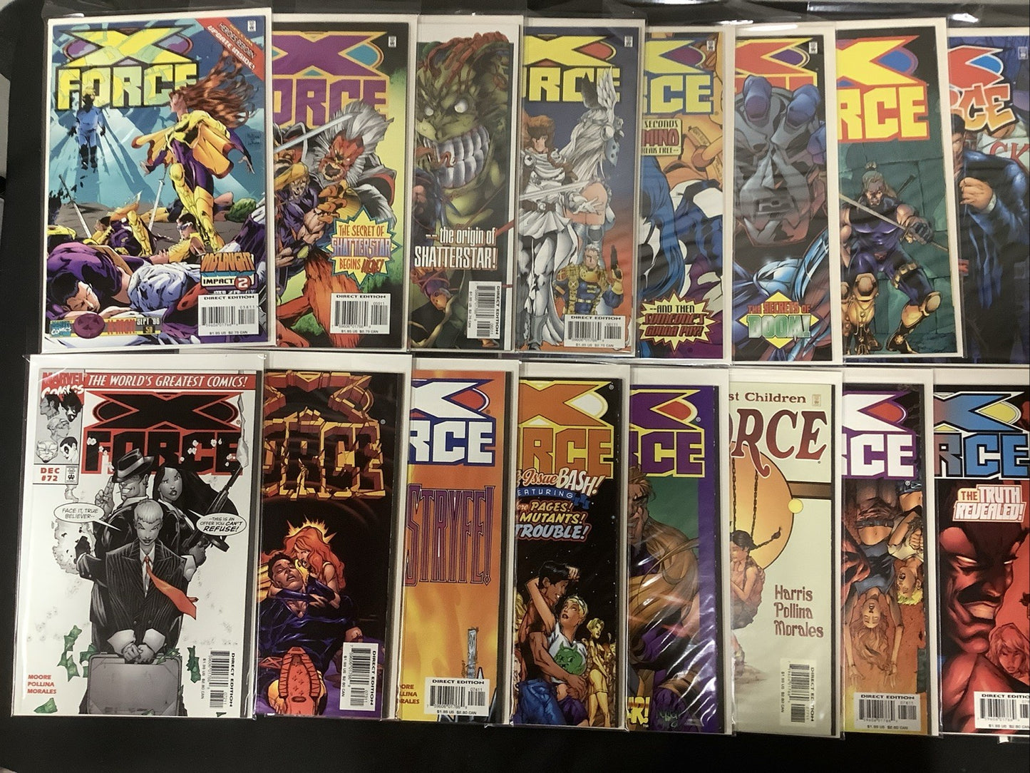 X-Force Comic Lot: See Description And Photos For Details, 84 Comics Total