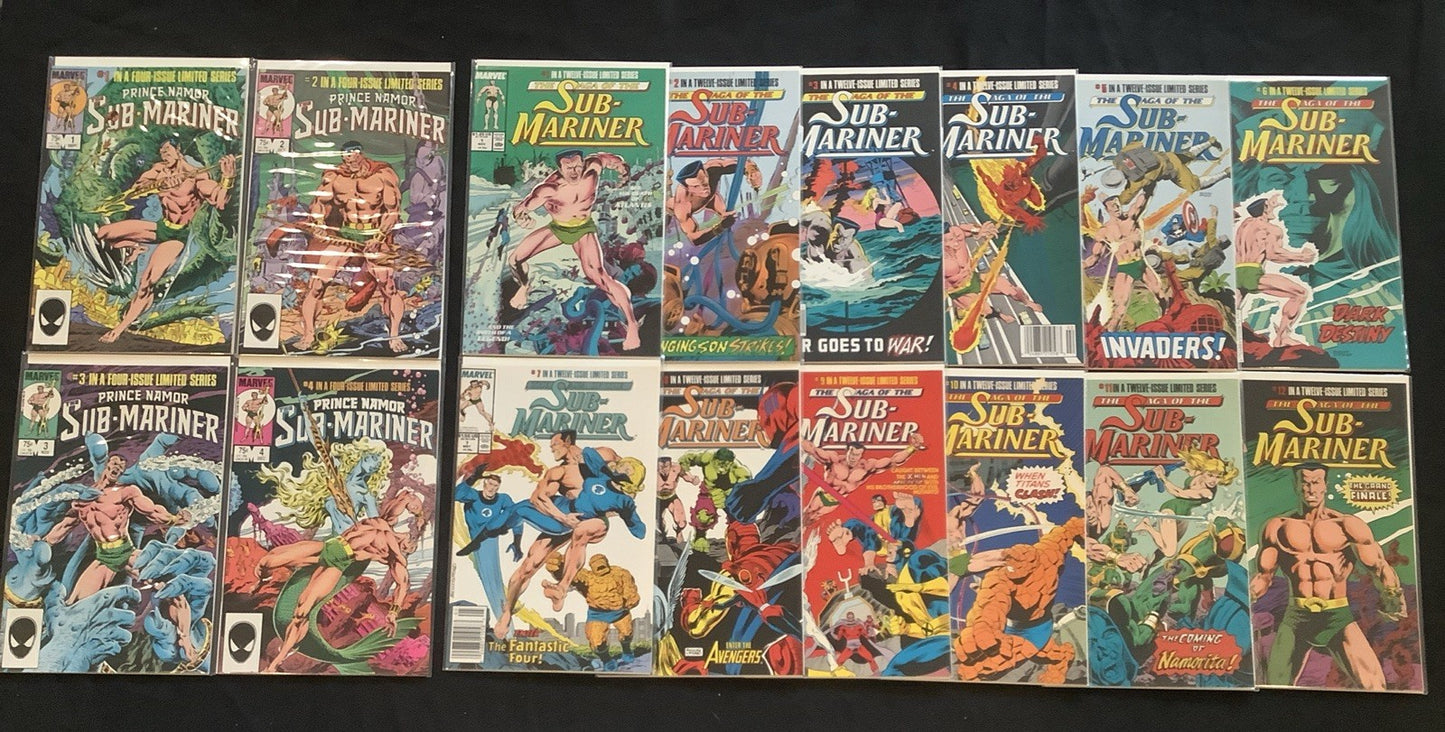 Sub-Mariner Comic Bundle: See Photos & Description For Details, 16 Comics Total