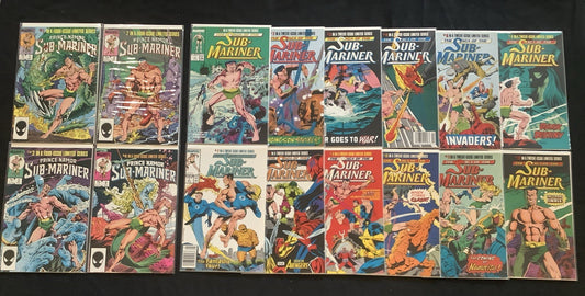 Sub-Mariner Comic Bundle: See Photos & Description For Details, 16 Comics Total