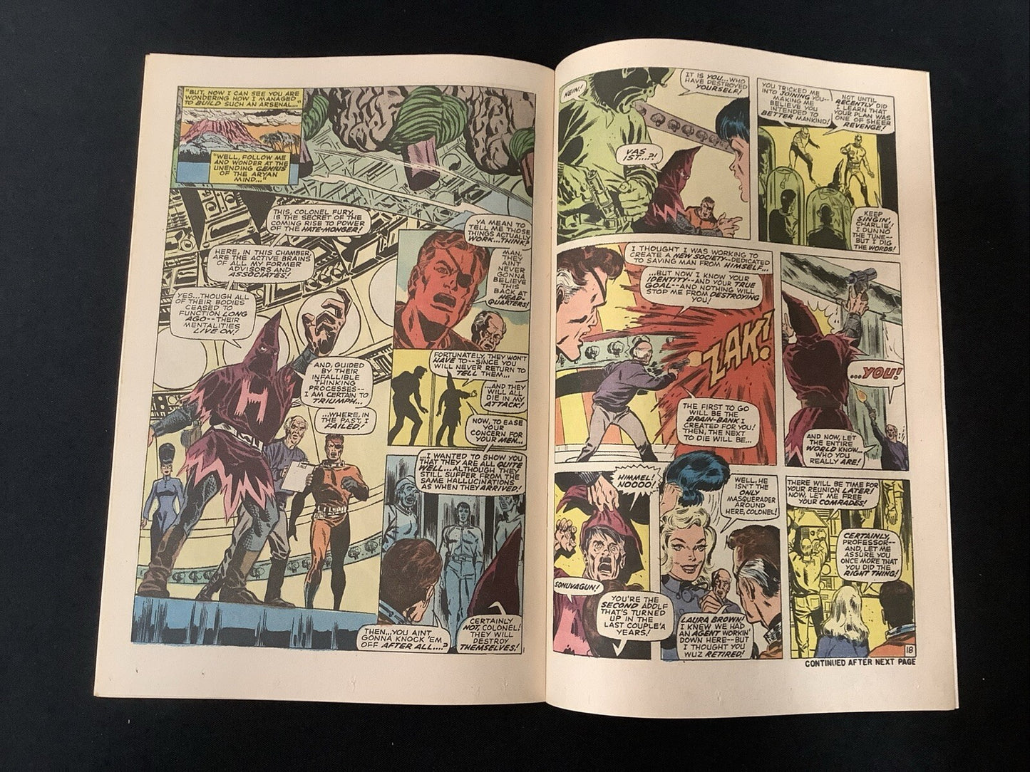 Nick Fury Agent of Shield #9 (Marvel February 1969) VF/NM (9.0) White Pages