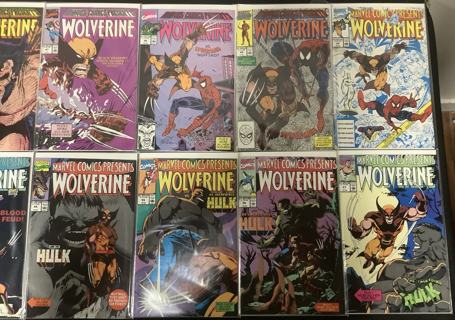 Marvel Comics Presents #44-85 Comic Lot, Weapon X Program, Wolverine Origin