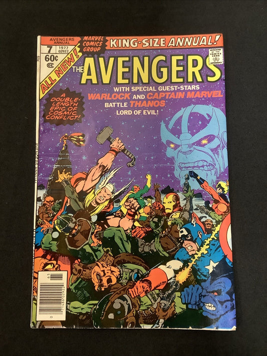 Avengers Annual #7 (1977) F/VF (7.0)  1st App Mind,Space, And Reality Stones