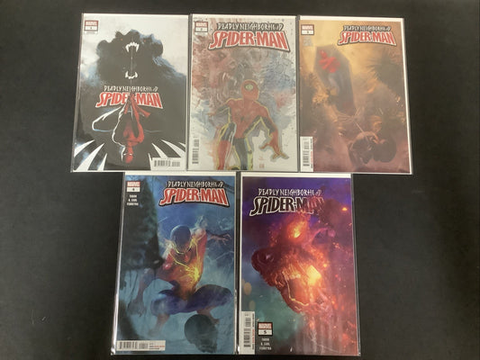 Deadly Neighborhood Spider-Man #1-5 Complete Comic Set, Marvel, B. Earl