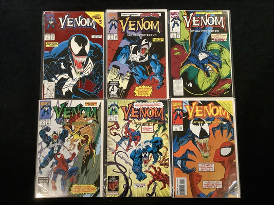 Venom: Lethal Protector #1-6 Complete Comics Series, Marvel, 1st Solo Title