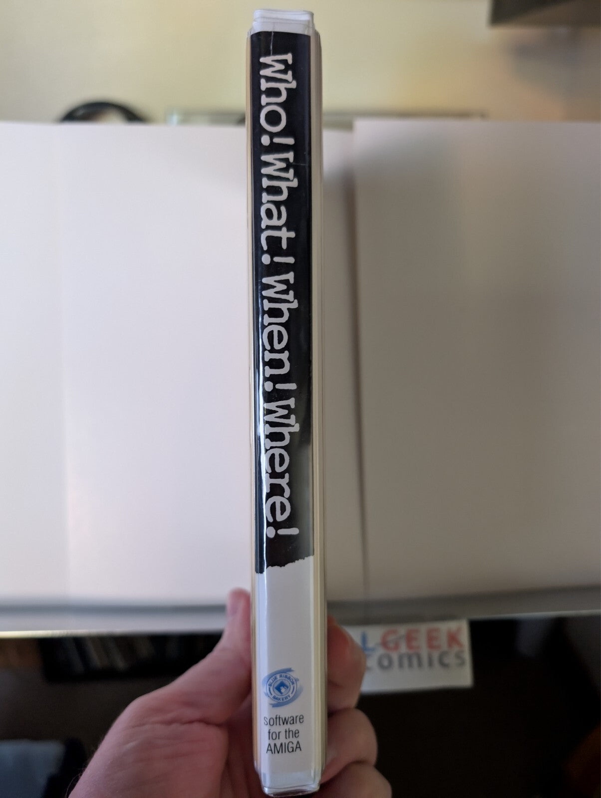 Who! What! When! Where! (Amiga 3.5") Big Box NO DISKS -JD