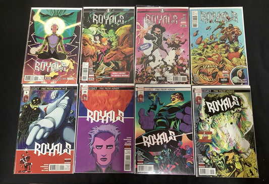 Royals #5-12 Comic Lot, Marvel, Al Ewing/Thony Silas, 1st App The Progenitor