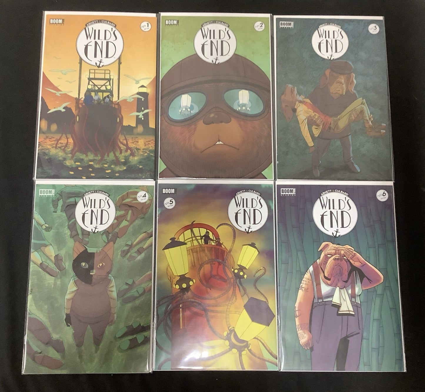 Wild's End #1-6 Complete Mini Series, Boom! Studios, Dan Abnett/I.N.J. Culbard