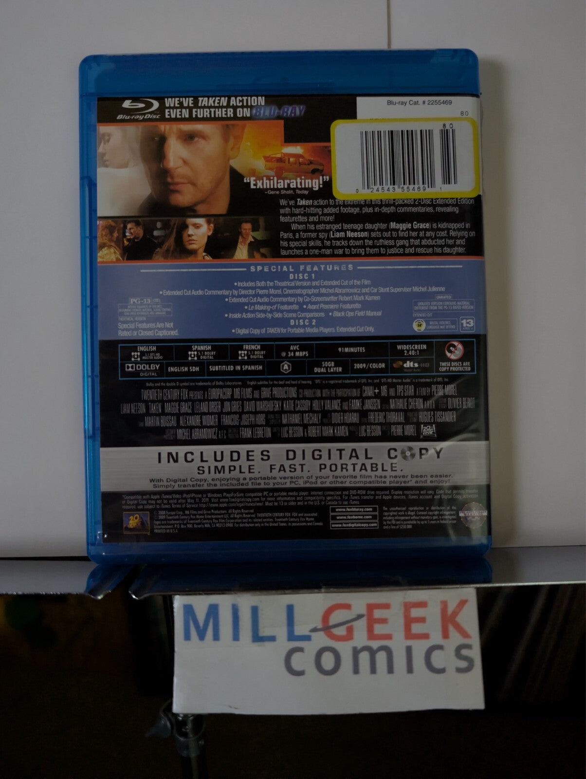 Taken Trilogy 1 2 3 (Blu-ray Lot, 2008, 2012, 2015) Like New -JD