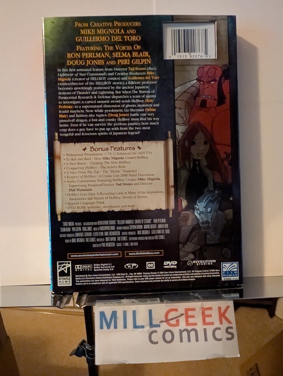 Hellboy / Hellboy II: The Golden Army / Hellboy Animated (DVD) Like New -JD