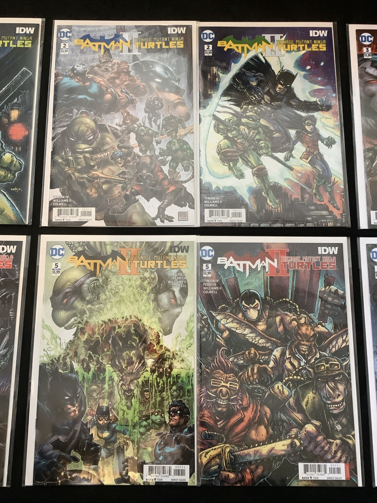 Batman/Teenage Mutant Ninja Turtles II #1-6 + Variants Complete Comic Series