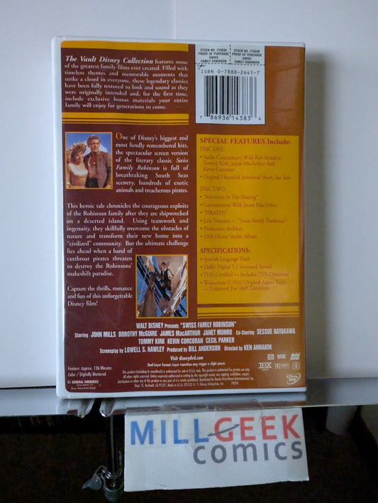 Swiss Family Robinson, Vault Disney Collection (DVD) Like New -JD