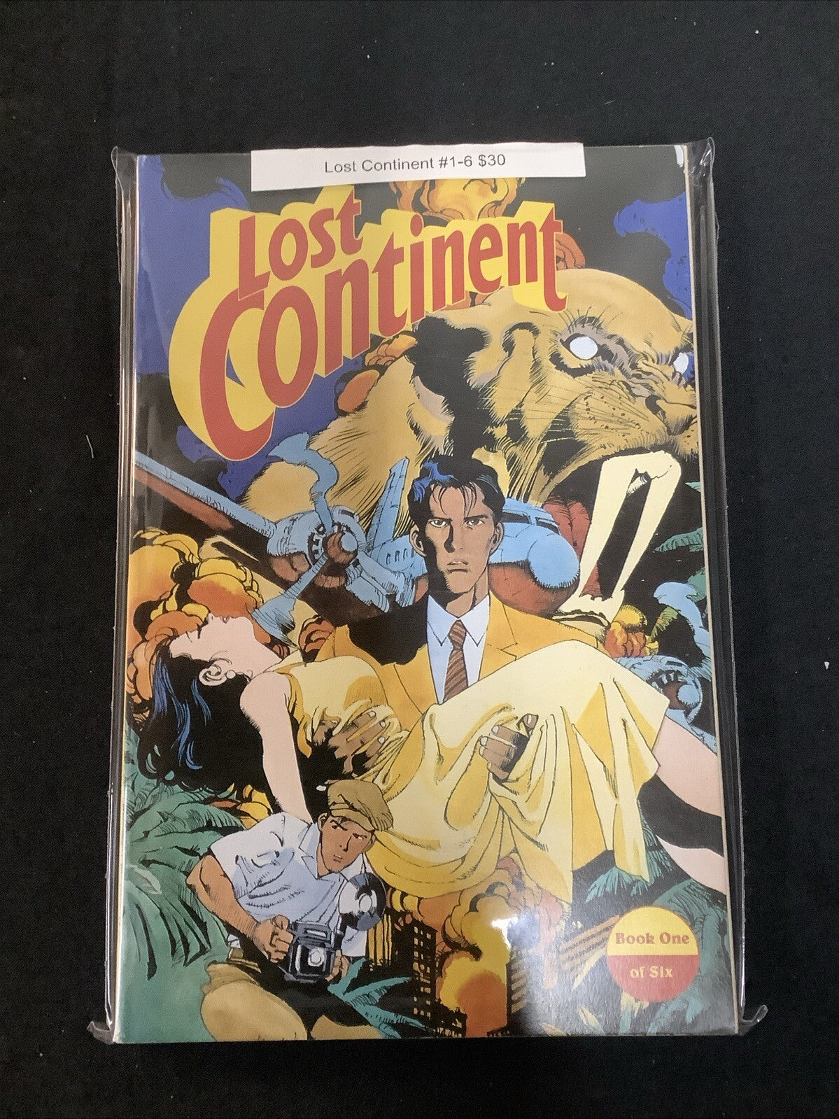 Lost Continent #1-6 Complete Comic Set, Eclipse Comics, Akihiro Yamada, 1990