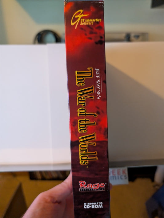 Jeff Wayne's The War of the Worlds, Big Box Complete, Disc is NEW PC CD-ROM -JD