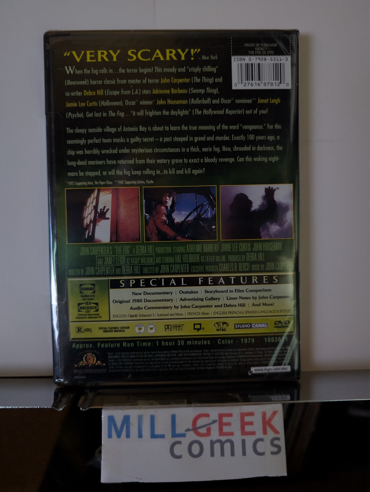 Ghosts of Mars / The Fog, 2 Movie John Carpenter Set (DVD) Like New-JD