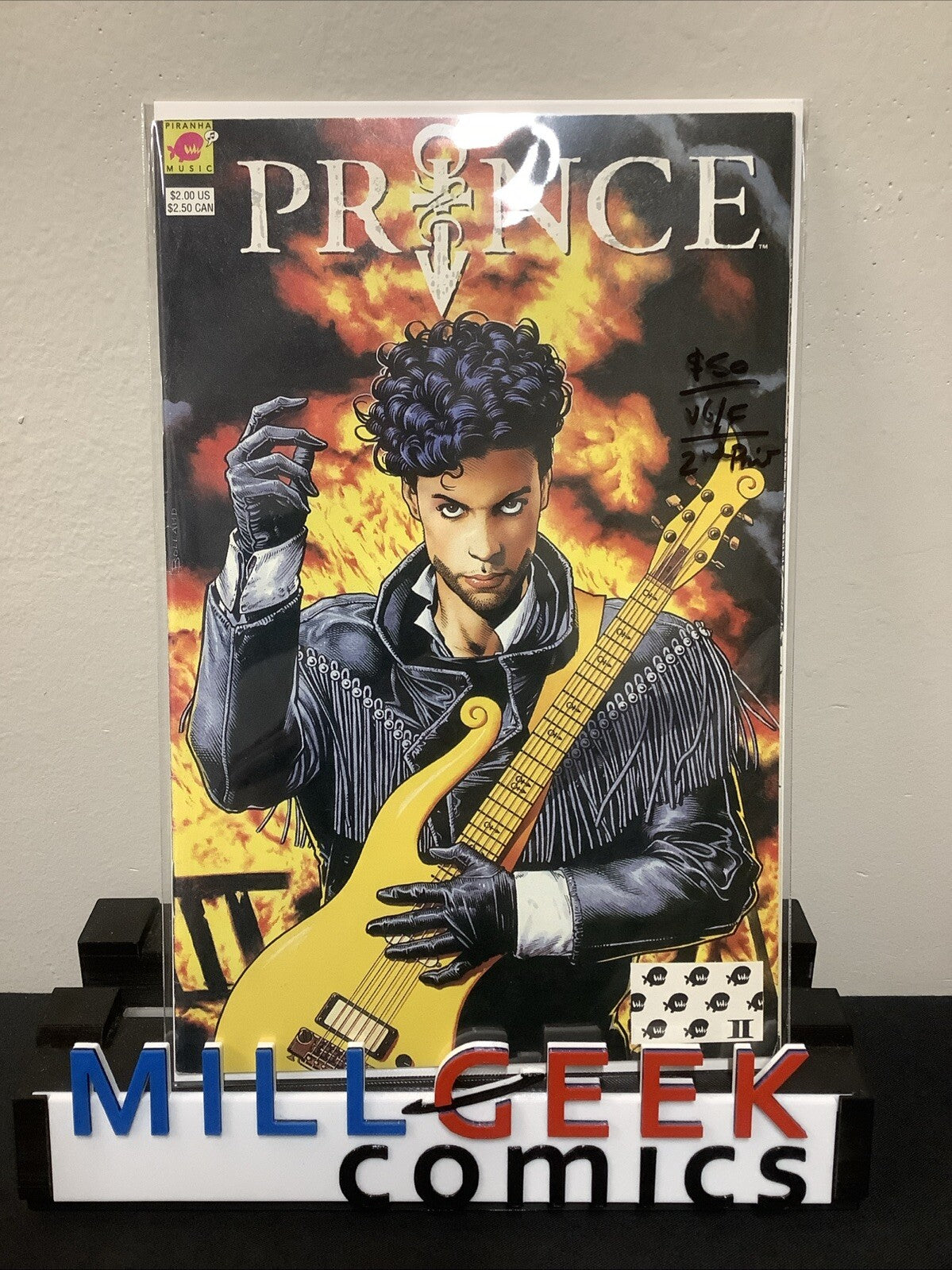 Prince: Alter Ego (Piranha Comics 1991) VG/F (5.0) Brian Bolland, 2ND PRINTING