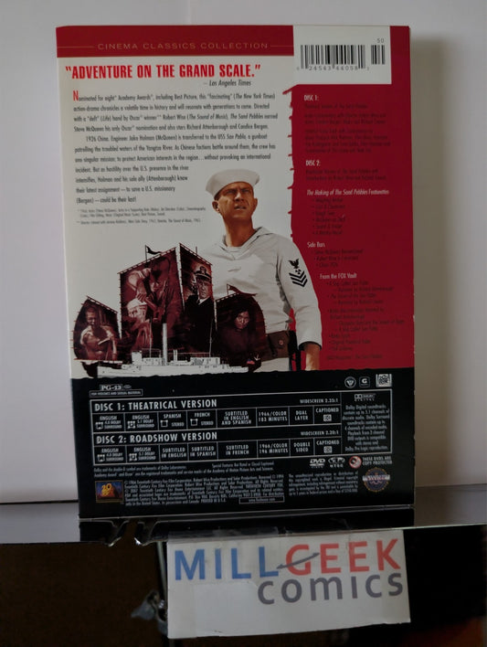 The Sand Pebbles, Steve McQueen (DVD) Like New -JD