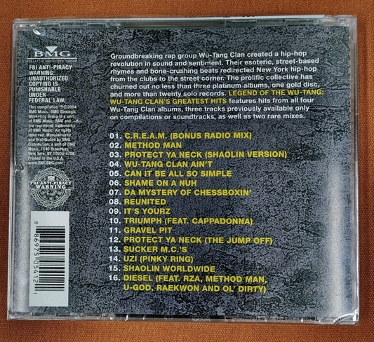 Legend Of The Wu-Tang: Wu-Tang Clan's Greatest Hits (Sealed, Edited Version) JD