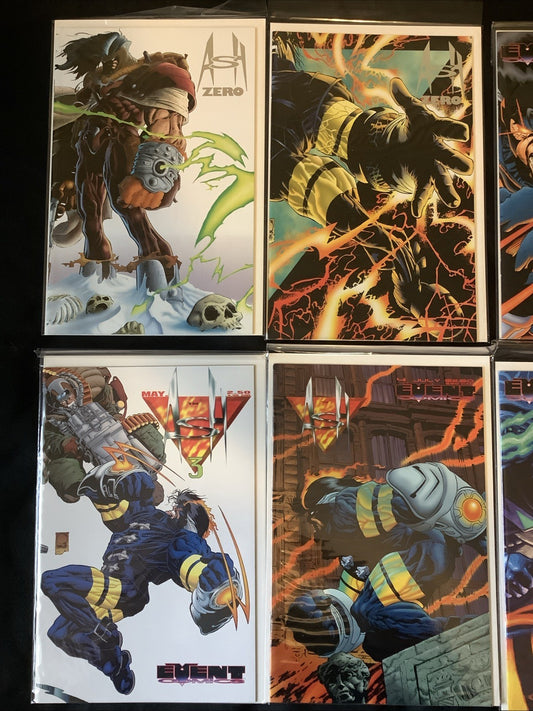 Ash Comic Bundle: Ash #0-6 & The Fire Within #1-2, (10 Comics Total) Event Comic