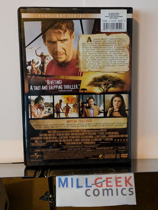 The Constant Gardener, Ralph Fiennes (DVD 2005) Like New-JD