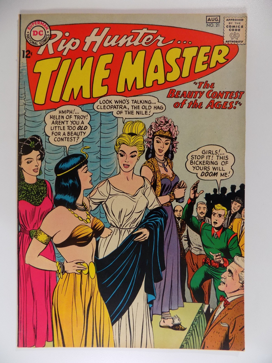 Rip Hunter Time Master #21 DC Comic August 1964 Very Fine-