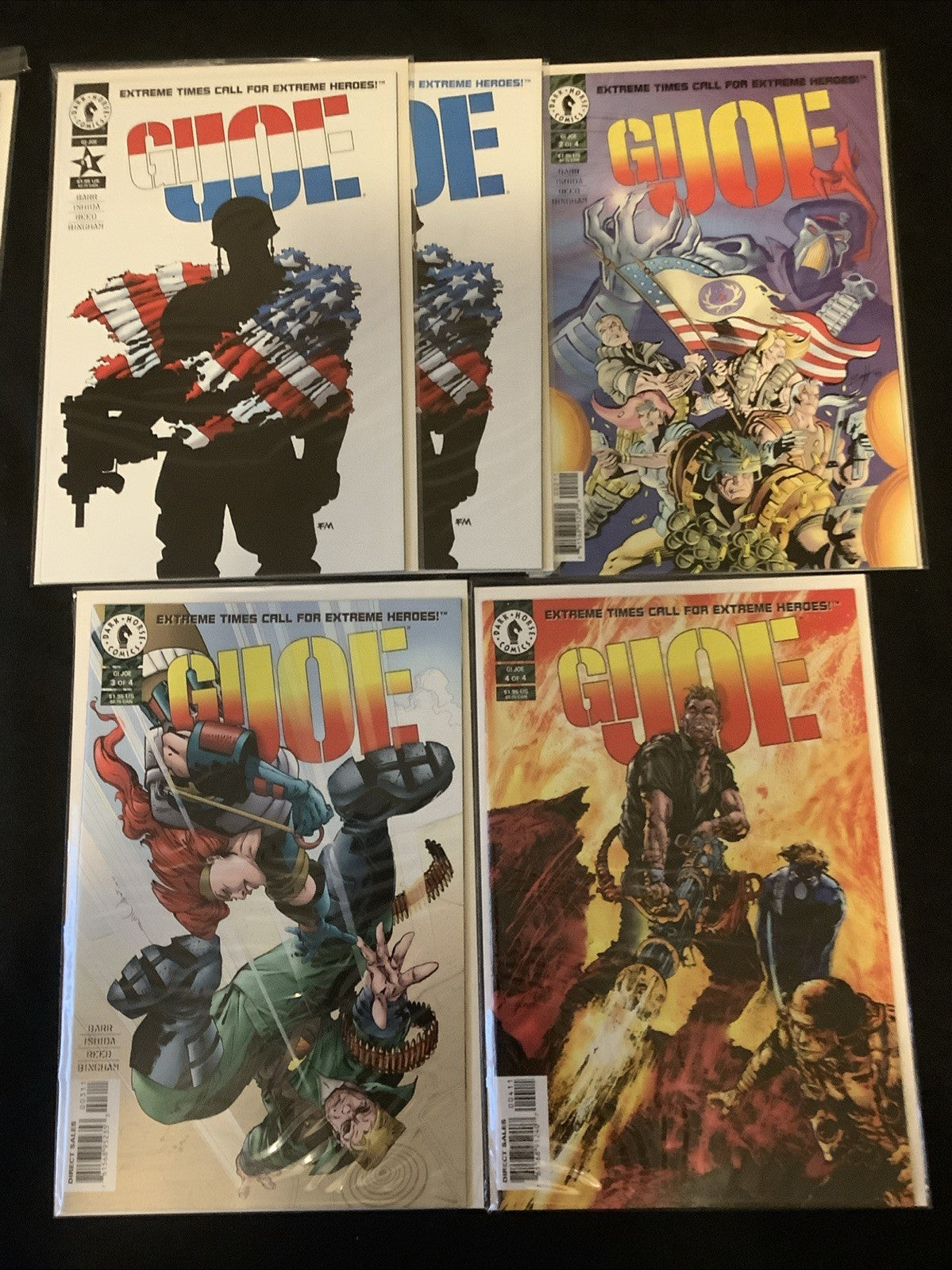 Dark Horse Bundle: Doc Savage #1-4, Ghost #1-4, GI Joe #1-4 + Variant, 13 Total