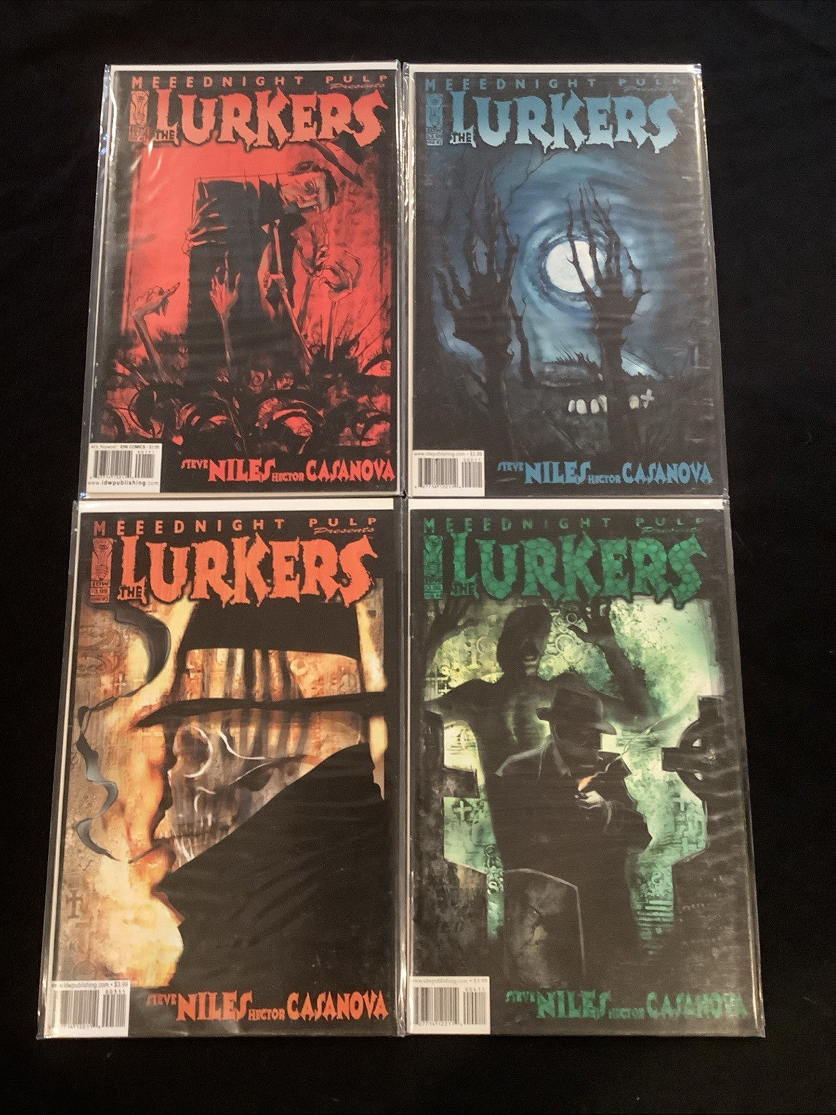 The Lurkers #1-4 Complete Comic Set, IDW Publishing, Steve Niles, 2004