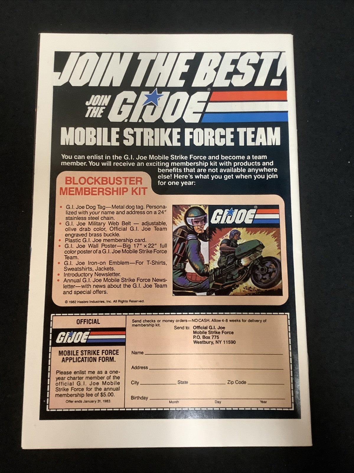 G.I. Joe: A Real American Hero #2 (1982) VF/NM (9.0) 1st Print! Larry Hama
