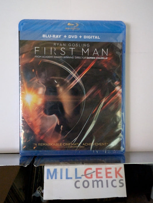 First Man, Ryan Gosling (Blu-Ray) Brand New -JD