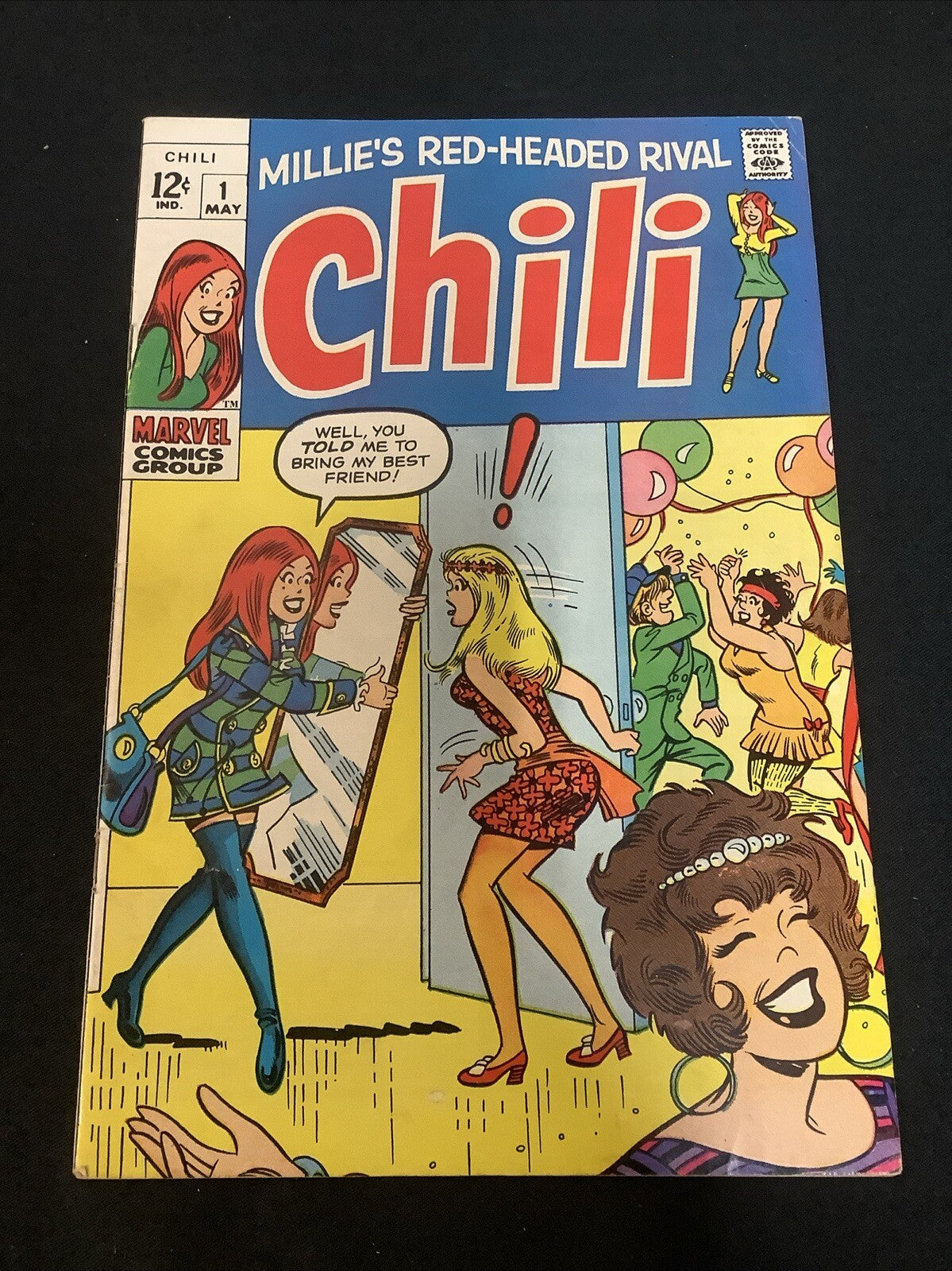 CHILI #1  (1969) F (6.0) Stan Lee/Stan Goldberg, “The Lady And The Lipstick”