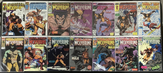 Marvel Comics Presents #44-85 Comic Lot, Weapon X Program, Wolverine Origin