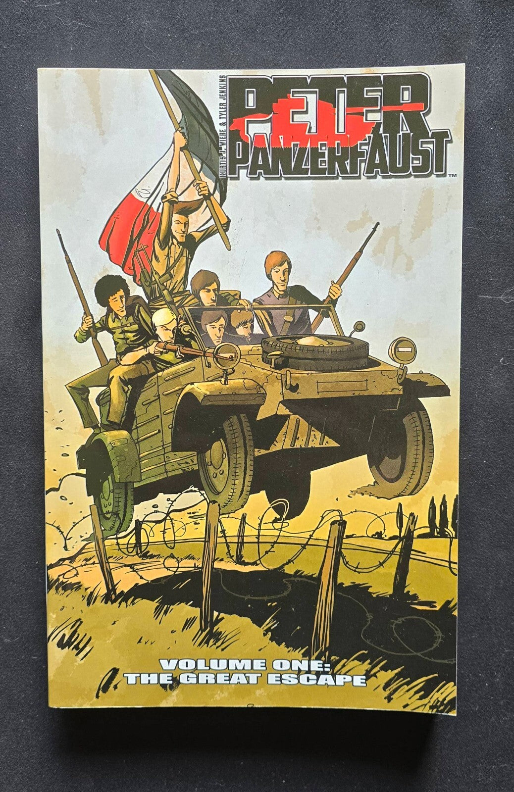 Peter Panzerfaust Lot Vol. 1-3 Wiebe/Jenkins (2x SIGNED with sketch! 2013-2014)