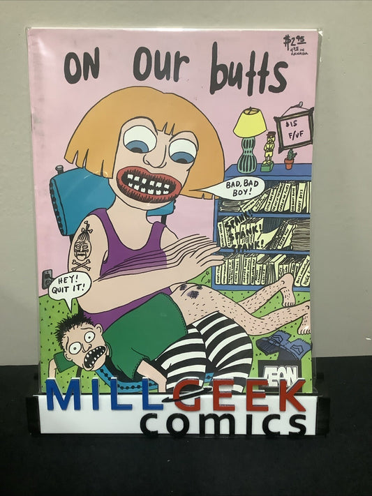 On Our Butts #nn (1994, Aeon) F/VF (7.0) B&W HTF Feminist Comics