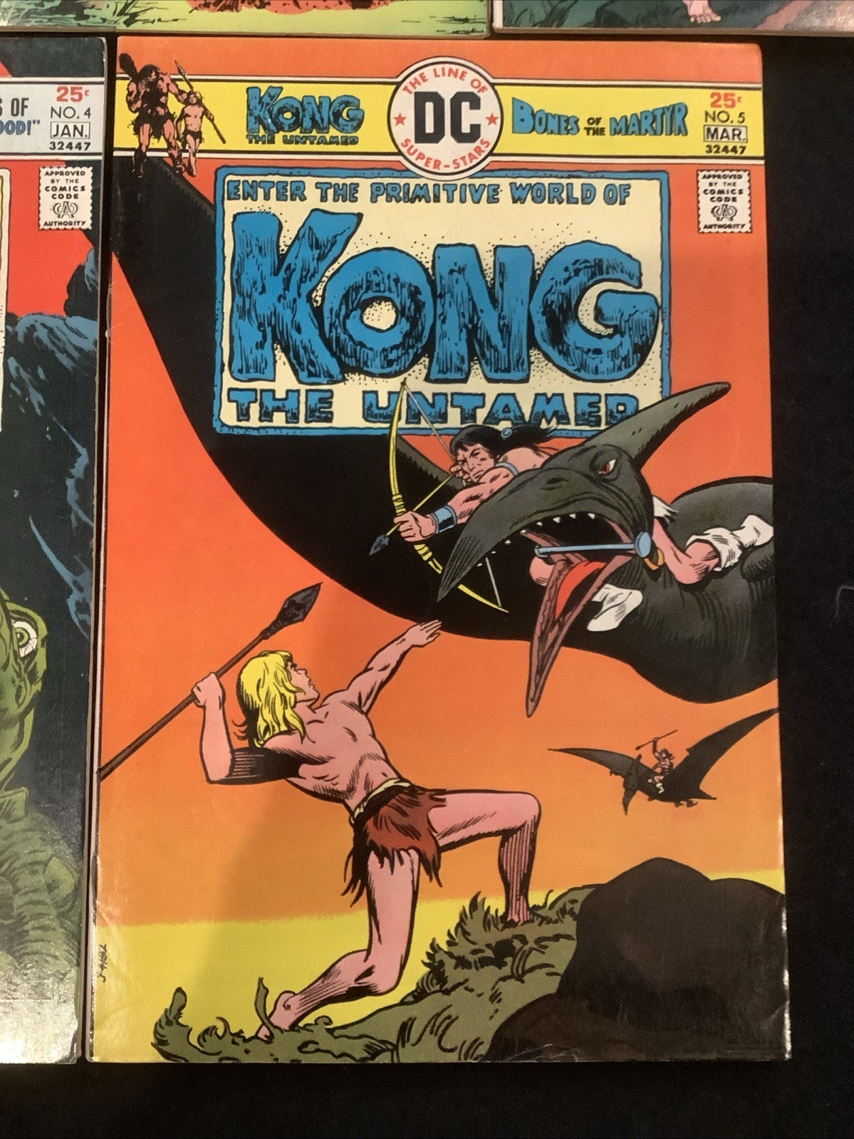 Kong the Untamed #1-5 Complete Comic Set, DC Comics, Gerry Conway, 1975