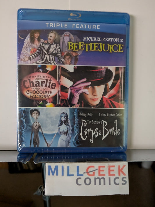 Tim Burton Triple Feature (Blu-Ray 2008) Brand New -JD