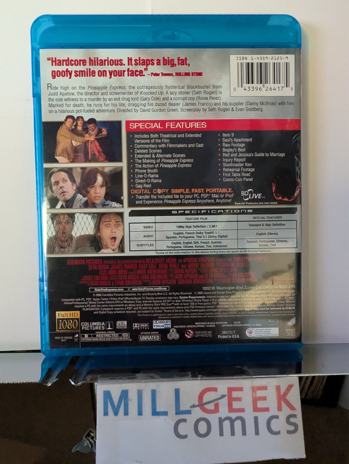 High Road / Everybody Wants Some!! / Pineapple Express, 3 Movie Set (Blu-ray)-JD