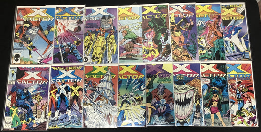 X-Factor #1-81 Comic Lot, 1st App Apocalypse And The 4 Horsemen, Archangel, 1986