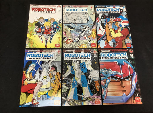 Robotech Comic Bundle: Masters #1, Macross Saga #2-6, Comico 1985