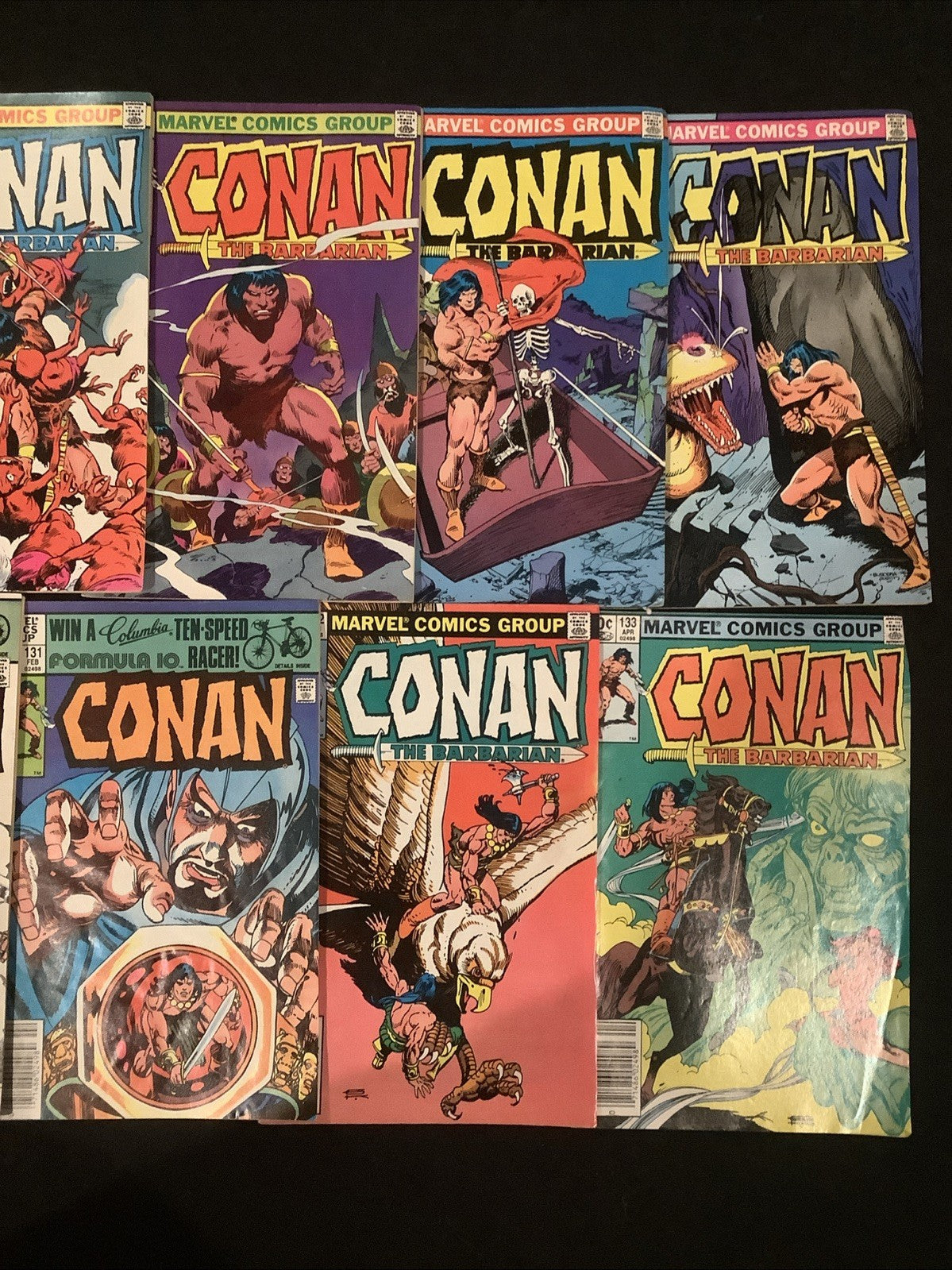 Conan the Barbarian #103-133 Comic Lot, Marvel, Reader Copies, Roy Thomas
