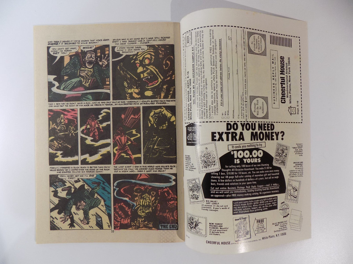 Adventure Into Fear #22 Marvel Comic June 1974 Very Fine+