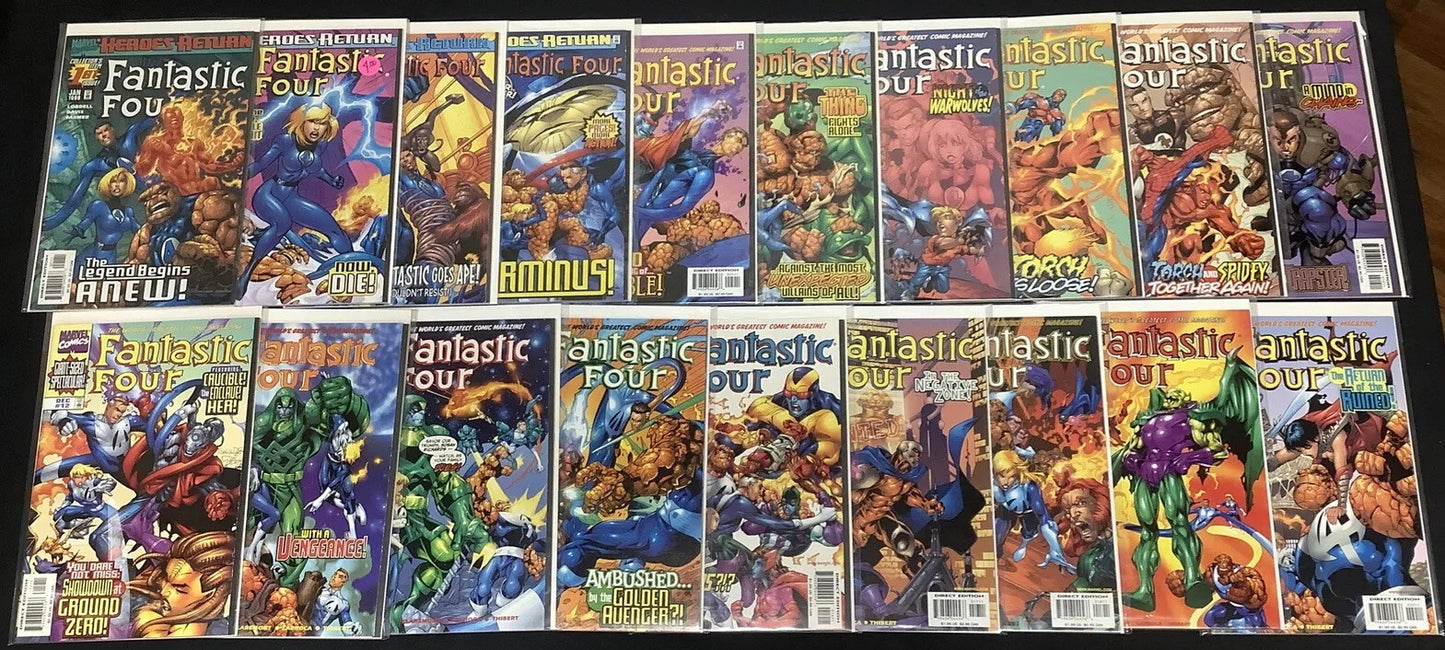 Fantastic Four Lot, Vol.3 #1-70 (missing 11), Vol.1 #500-563 (missing 550, 558)