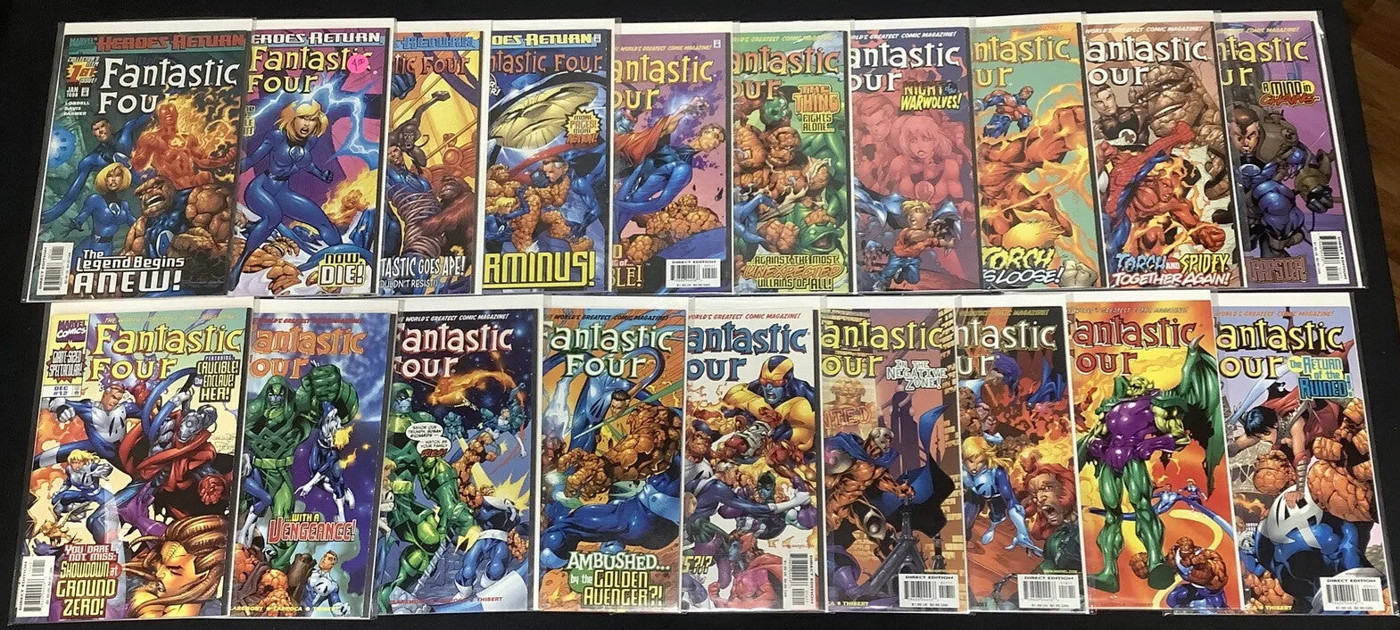 Fantastic Four Lot, Vol.3 #1-70 (missing 11), Vol.1 #500-563 (missing 550, 558)