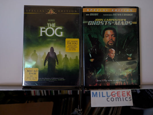 Ghosts of Mars / The Fog, 2 Movie John Carpenter Set (DVD) Like New-JD