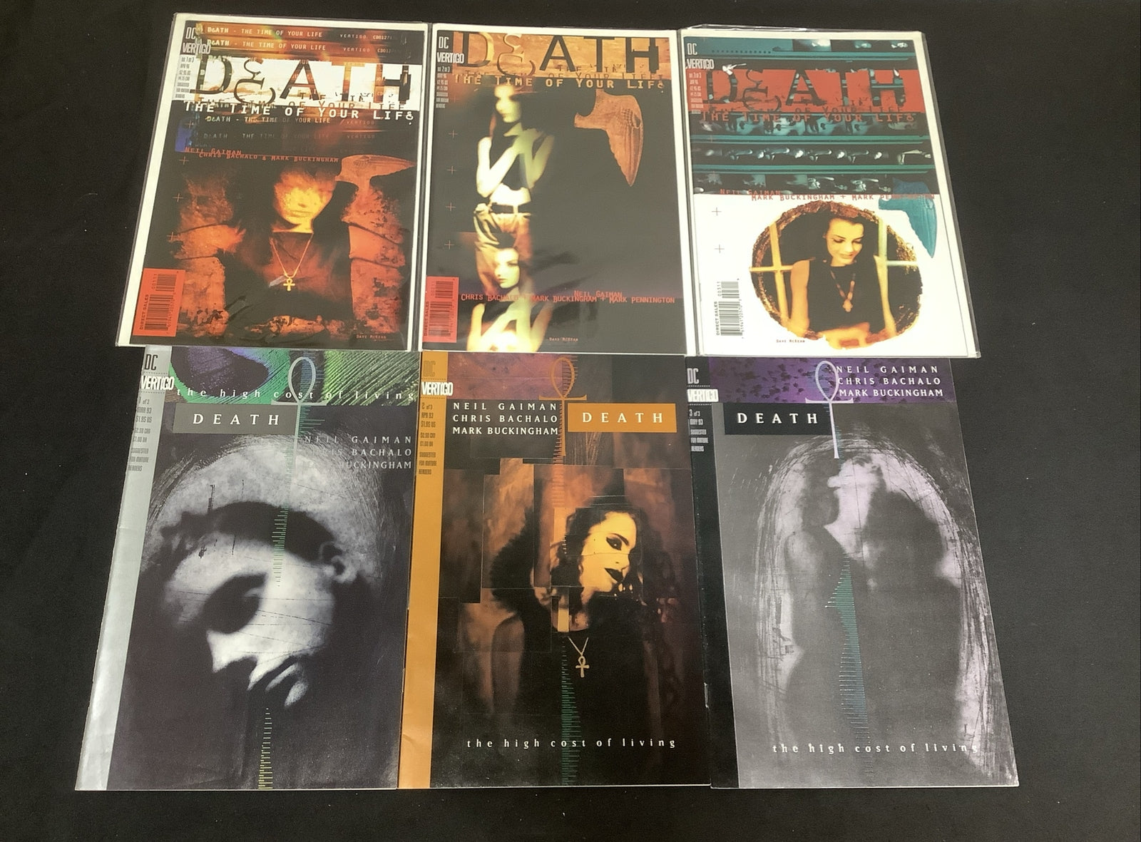 Death Vertigo Comics Bundle: High Cost Of Living #1-3, Time Of Your Life #1-3
