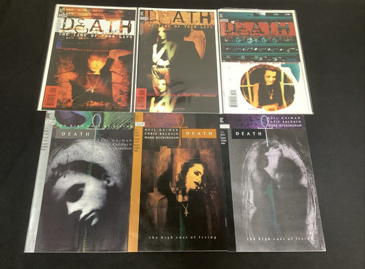 Death Vertigo Comics Bundle: High Cost Of Living #1-3, Time Of Your Life #1-3