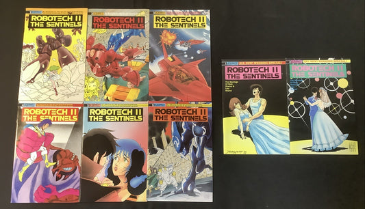 Robotech II: the Sentinels Comic Bundle: Vol.1 #1-6, Wedding Special #1-2