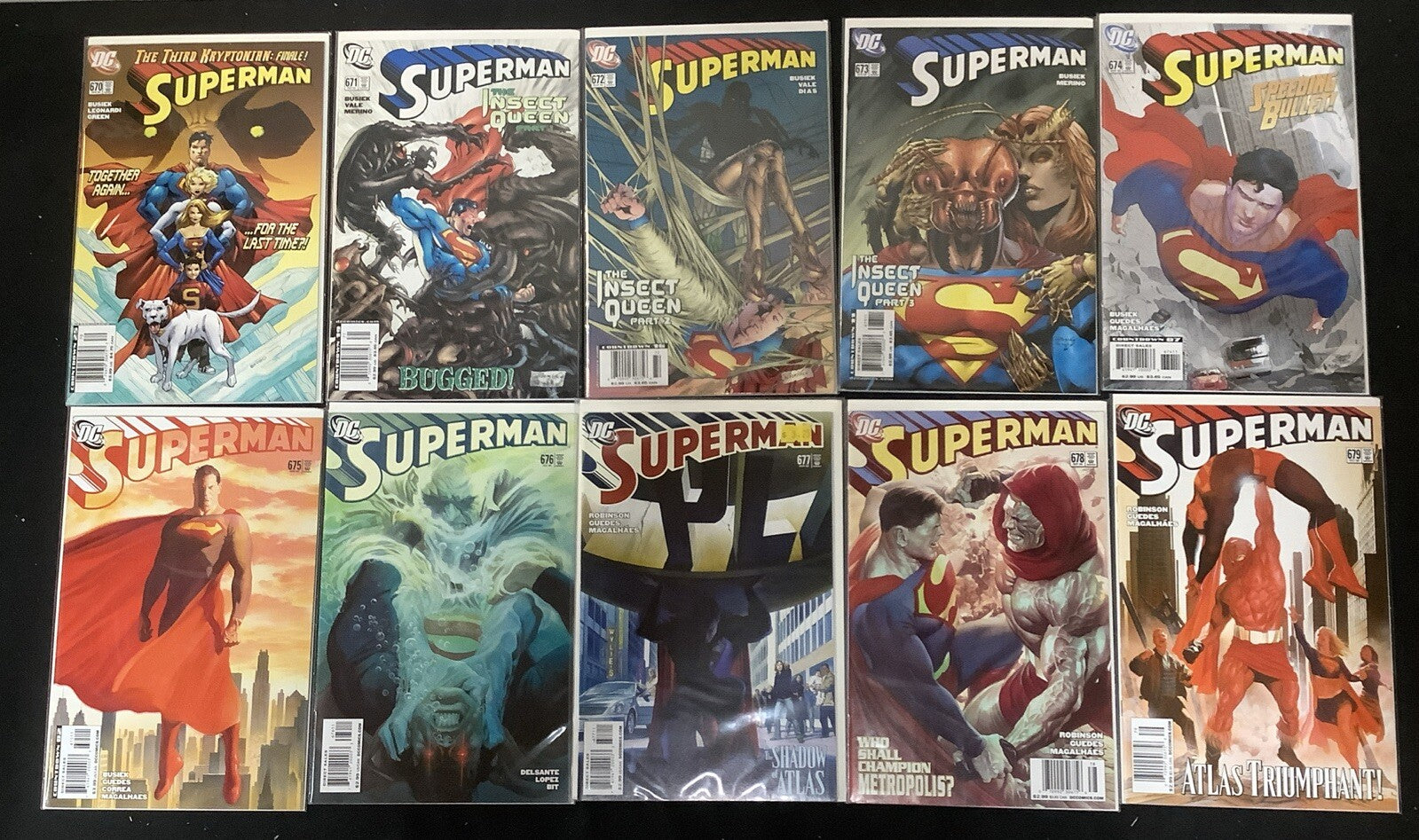 Superman #650-699 (Missing #697) + Annual #13 Comic Lot, Krypto Vs Atlas, DS