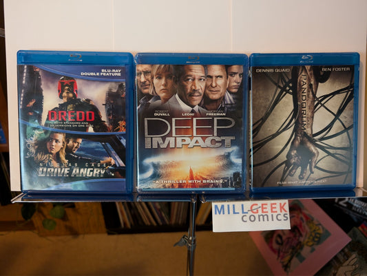 Dredd 3D/Drive Angry, Deep Impact, Pandorum (Blu-Ray) 4 Movie Collection-JD